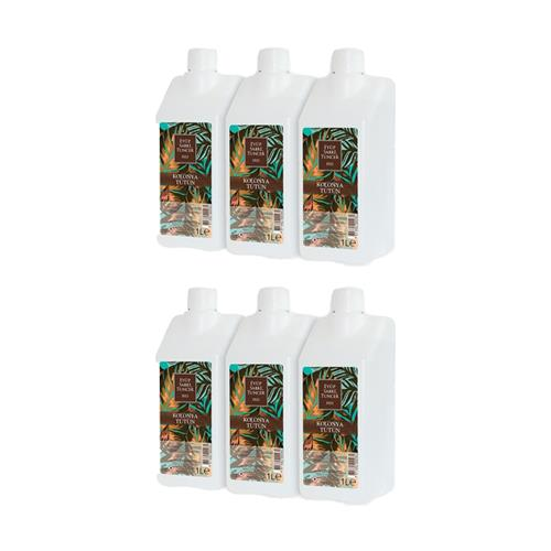Eyüp Sabri Tuncer Tütün Kolonyası Yedek Şişe 1 Litre x 6 Adet