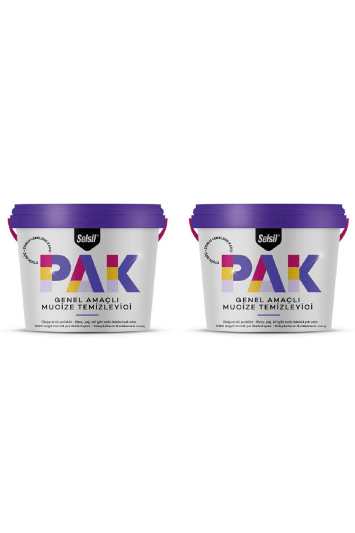 Selsil Pak Genel Temizlik 500 Gram 2 Adet