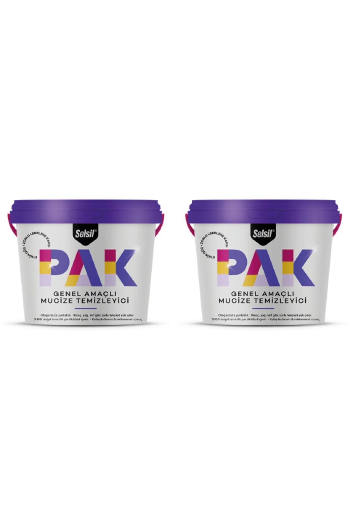 Selsil Pak Genel Temizlik 500 Gram 2 Adet