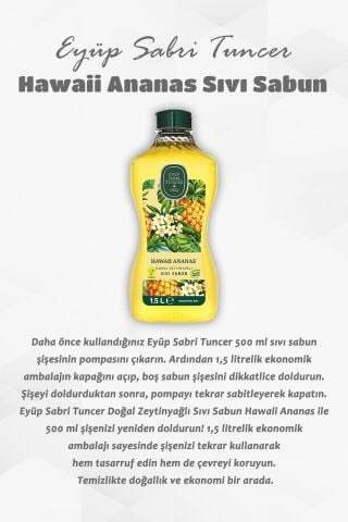 11 Al 9 Öde Hawaii Ananas Sıvı Sabun 1.5 L