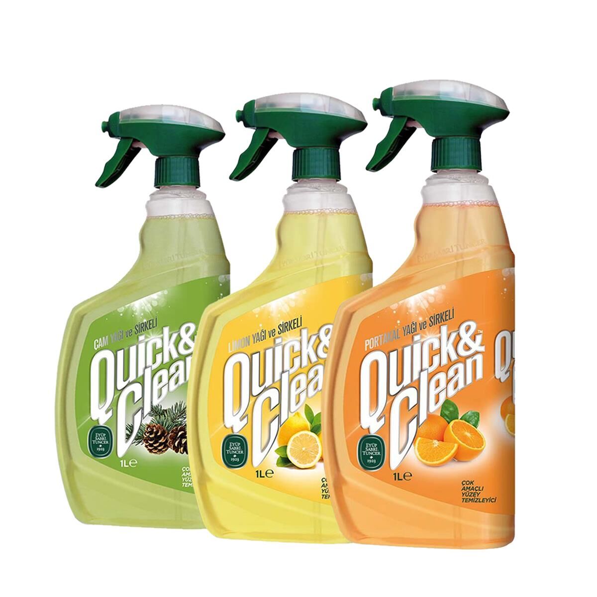 Eyüp Sabri Tuncer Quick & Clean Yüzey Temizleyicisi 1 lt x 3
