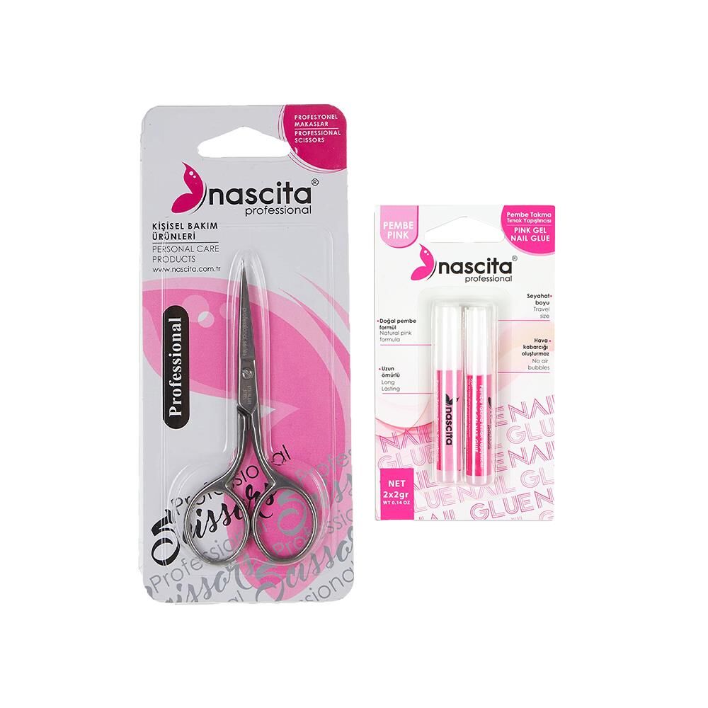 Nascita Kaş Makası ve Pembe Tırnak Yapıştırıcısı