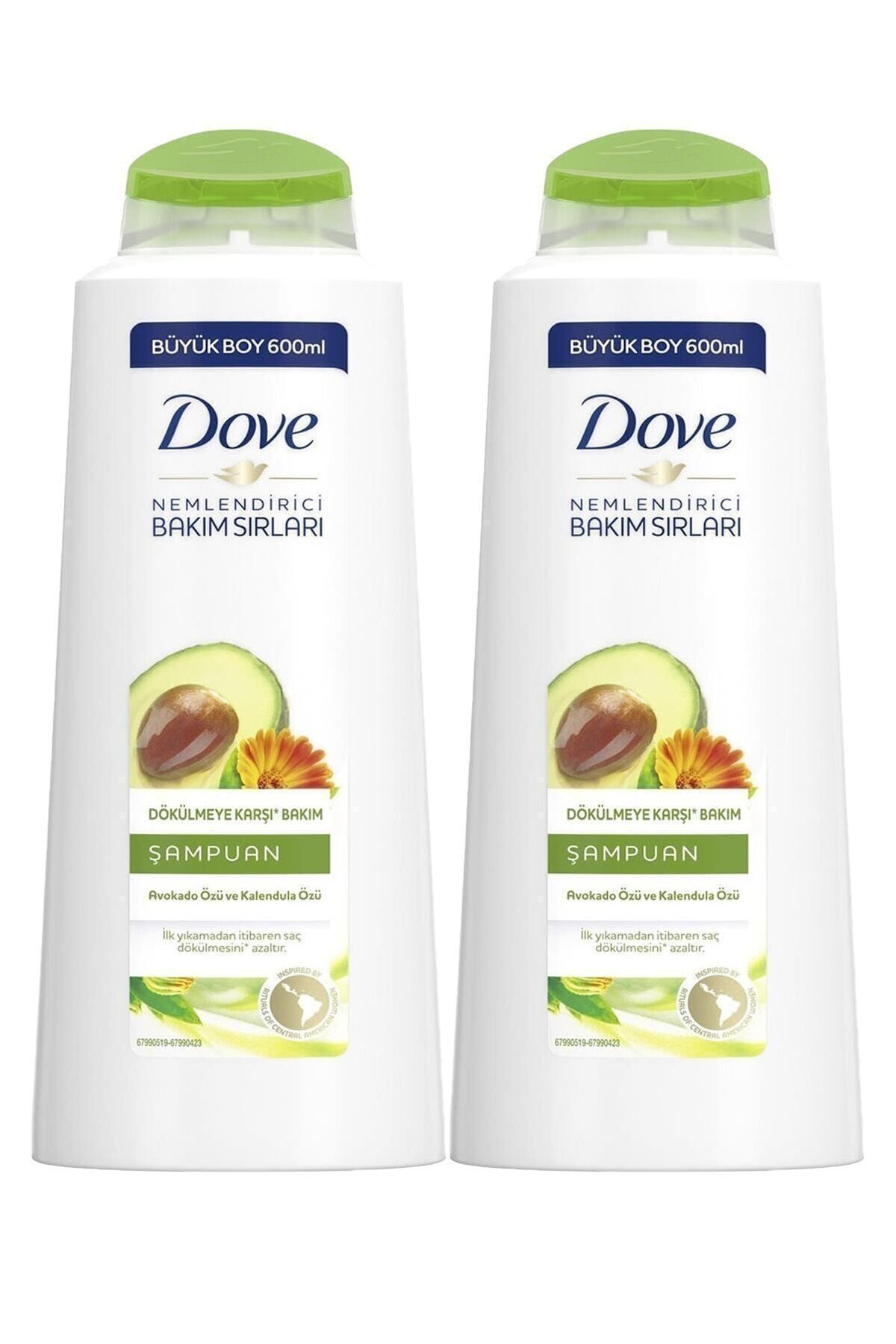 Dökülmeye Karşı Avakado Ve Kalendula Özlü Şampuan 600 Ml *2 Adet