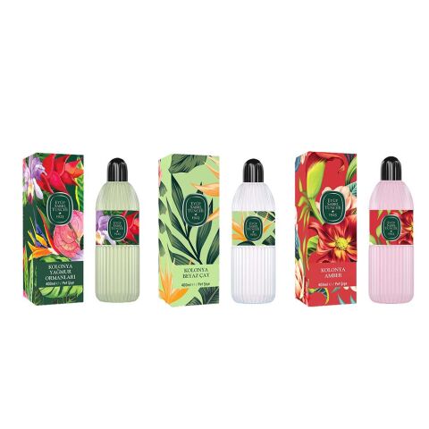 Eyüp Sabri Tuncer Kolonya Yağmur Ormanları, Beyaz Çay ve Amber Pet Şişe 400 ml