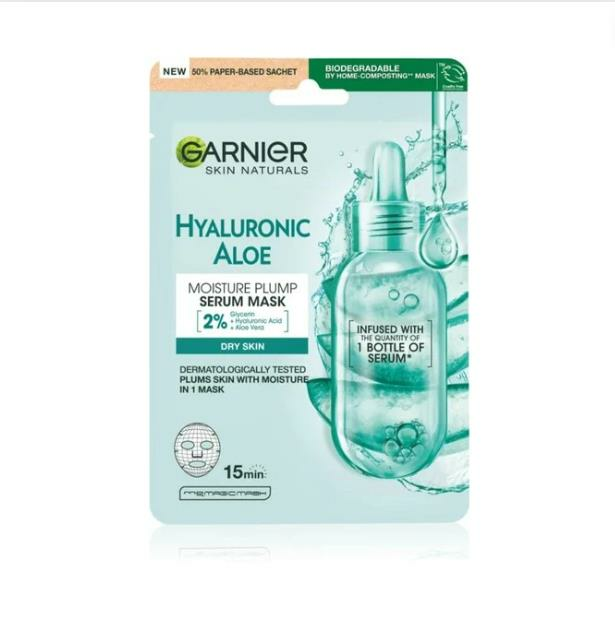 Garnier Kağıt Yüz Maskesi Tazeleyici Hyaluronik Aloe 28 gr