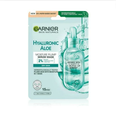 Garnier Kağıt Yüz Maskesi Tazeleyici Hyaluronik Aloe 28 gr