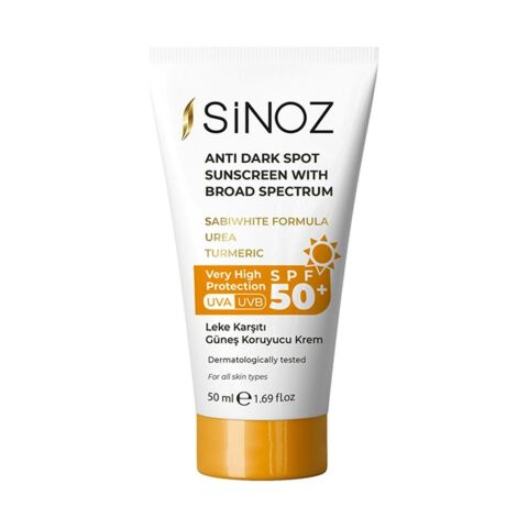 Sinoz Leke Karşıtı Güneş Koruyucu Krem 50SPF 50 ml