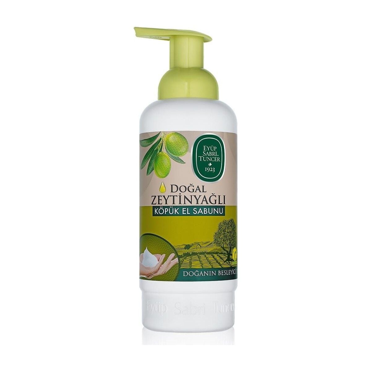 Eyüp Sabri Tuncer Doğal Zeytinyağlı Köpük Sabun 500 Ml