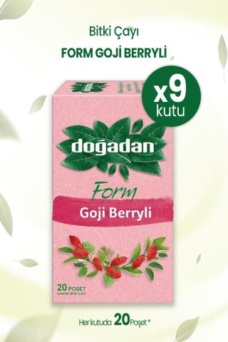 Doğadan Form Goji Berry'Li 20'li x 9 Adet