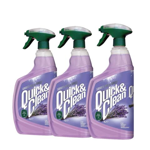 Eyüp Sabri Tuncer Quick and Clean Lavanta Yüzey Temizleyici 1 L x 3