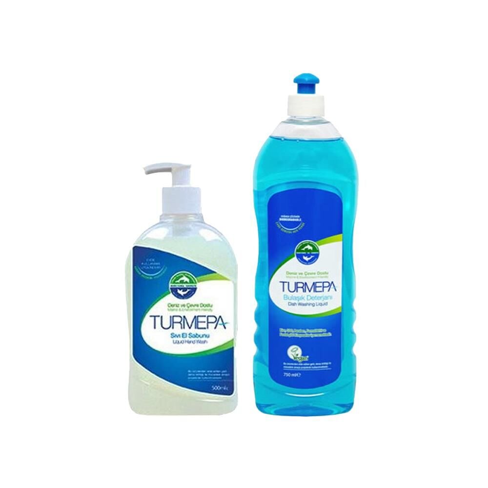 Turmepa Sıvı Sabun 500 ml ve Bulaşık Deterjanı 750 ml