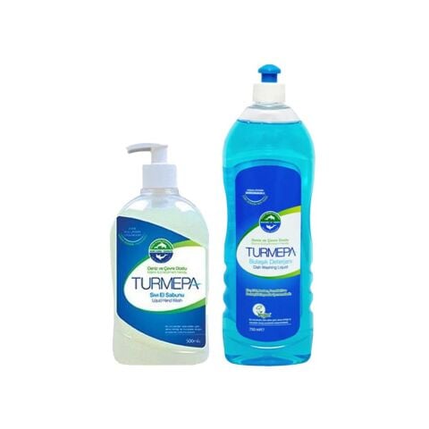 Turmepa Sıvı Sabun 500 ml ve Bulaşık Deterjanı 750 ml