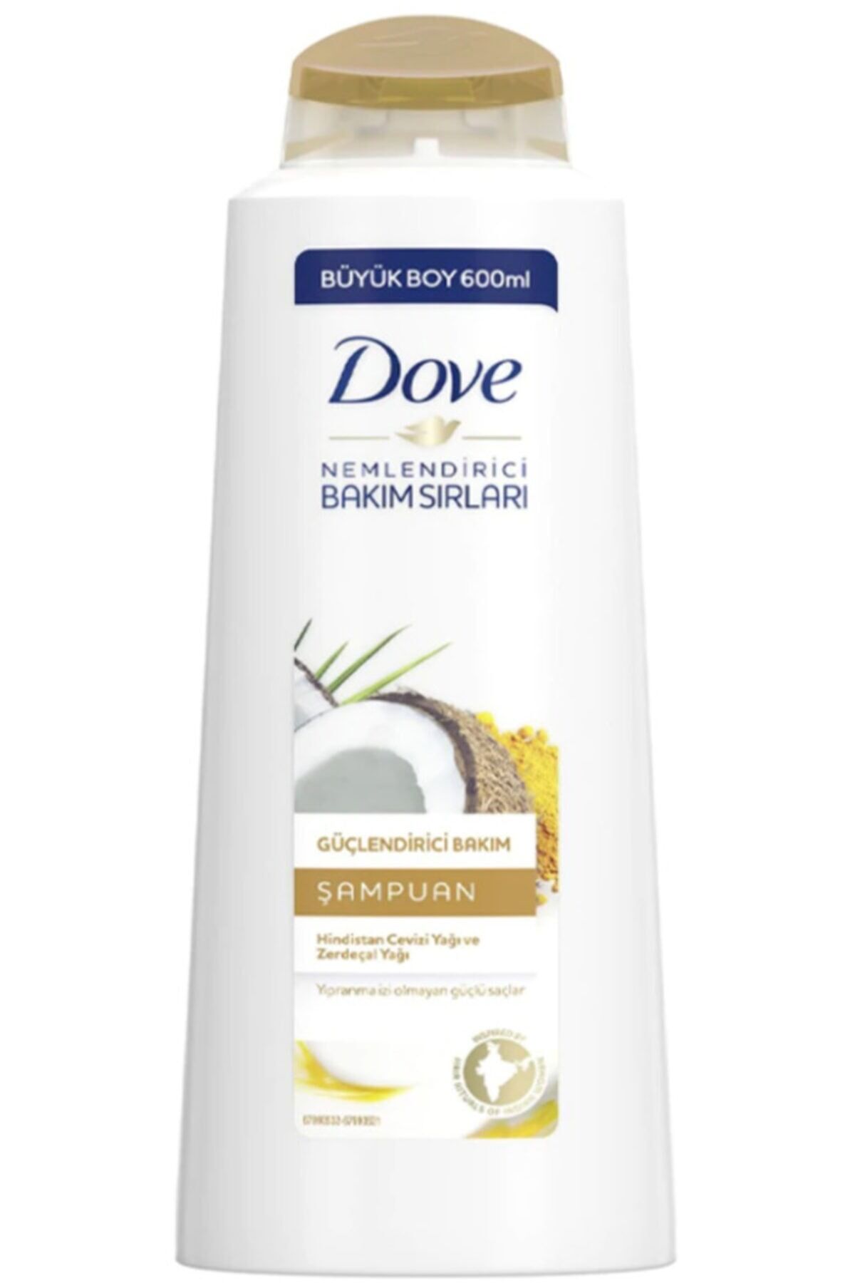 Dove Hindistan Cevizi Özlü Güçlendirici Saç Bakım Şampuanı 600 ml