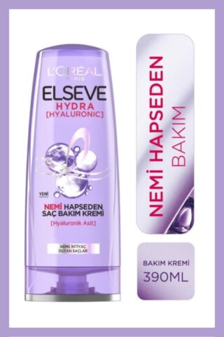 Elseve Hydra [hyaluronic] Nemi Hapseden Saç Bakım Kremi 390ml Ve Nem Ile Dolgunlaştıran Serum 150ml