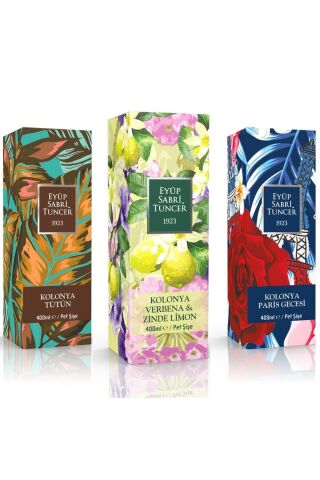 Eyüp Sabri Tuncer Verbena & Zinde Limon, Tütün ve Paris Gecesi Kolonyası 400 ml