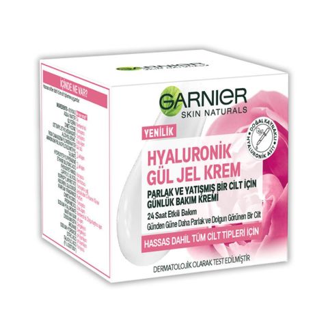 Garnier Günlük Bakım Gül Jel Krem Hyaluronik 50 ml