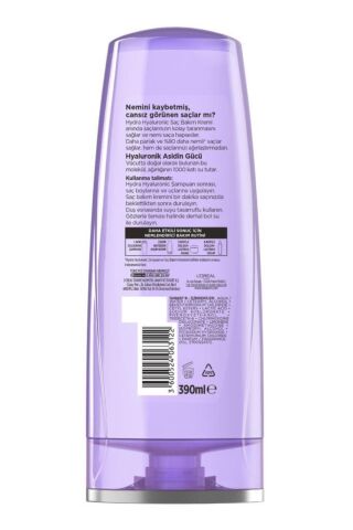 Elseve Hydra Hyaluronik Şampuan 390 ml Ve Bakım Kremi 390 ml