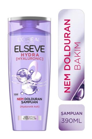 Elseve Hydra Hyaluronik Şampuan 390 ml Ve Bakım Kremi 390 ml