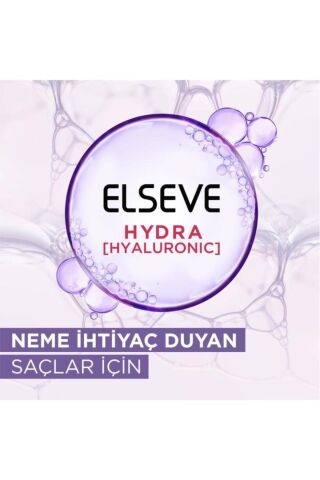 Elseve Hydra Hyaluronik Şampuan 390 ml Ve Bakım Kremi 390 ml