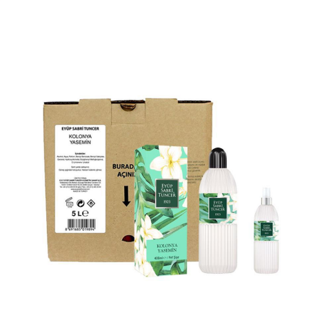 Eyüp Sabri Tuncer Yasemin Kolonyası 5 lt, 400 ML ve 150 ML Pet Şİşe