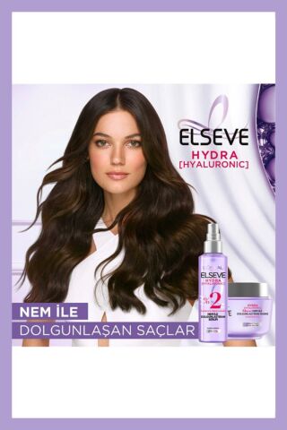 Elseve Hydra [hyaluronic] Nem Dolduran Şampuan 390ml Ve 72 Saat Nem Ile Dolgunlaştıran Maske 300ml