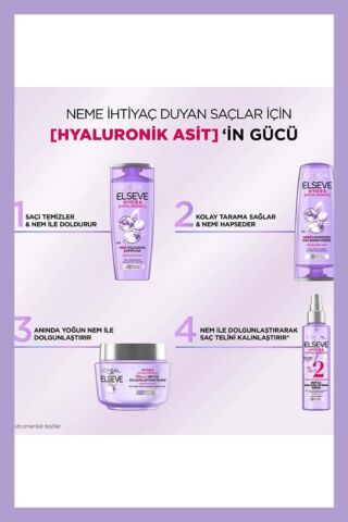 Elseve Hydra [hyaluronic] Nem Dolduran Şampuan 390ml Ve 72 Saat Nem Ile Dolgunlaştıran Maske 300ml