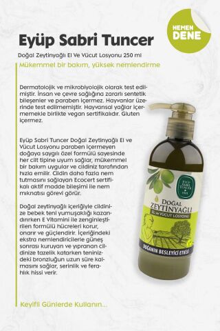 Eyüp Sabri Tuncer Doğal Zeytinyağlı El Ve Vücut Losyonu 250 ml