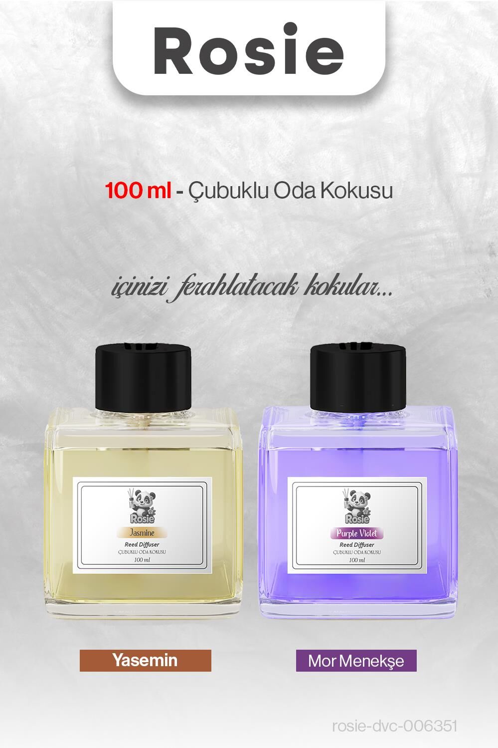 Yasemin ve Mor Menekşe ROSIE Çubuklu Oda Kokusu 100 ml