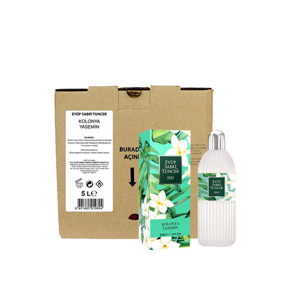 Eyüp Sabri Tuncer Yasemin Kolonyası 5 lt ve 400 ML Cam Şişe