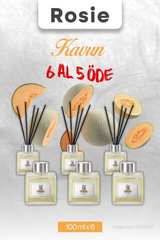 Kavun 6 AL 5 ÖDE, Rosie Çubuklu Oda Kokusu 100 ml