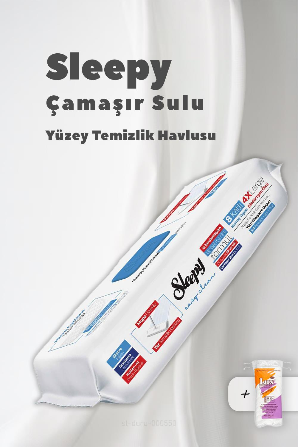Sleepy 4XL Mopa Uyumlu Çamaşır Sulu Havlu ve Pamuk