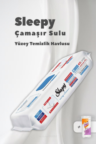 Sleepy 4XL Mopa Uyumlu Çamaşır Sulu Havlu ve Pamuk