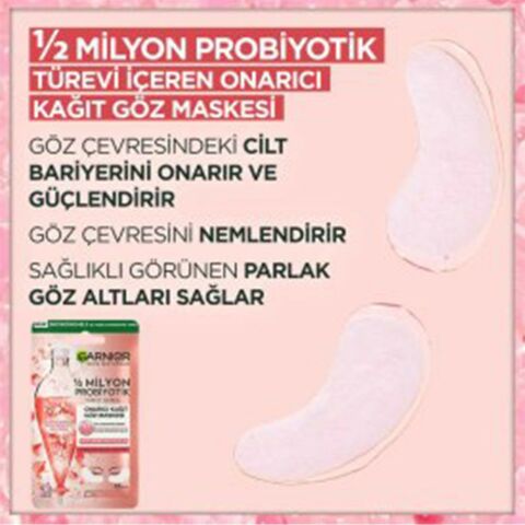 Garnier Kağıt Göz Maskesi Onarıcı Probiyotik 6 gr