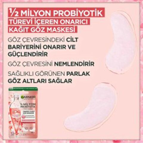 Garnier Kağıt Göz Maskesi Onarıcı Probiyotik 6 gr