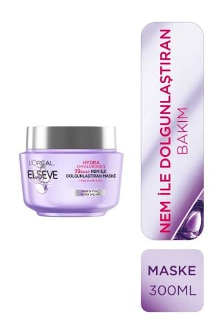 Elseve Intense Moisture Hydra Hyaluronic Plumping Mask with 72 Hour Moisture 300ml