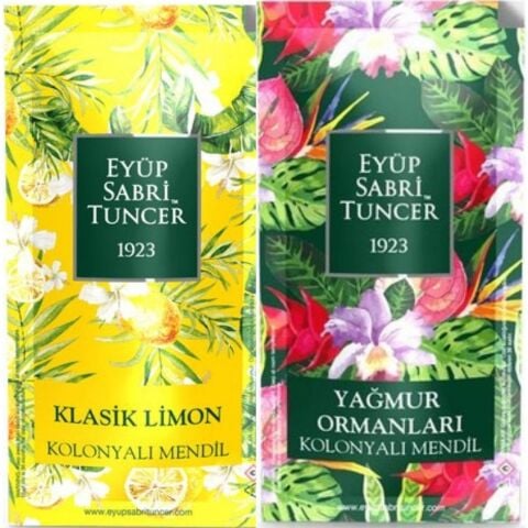 EST K.Limon ve Yağmur Ormanları Kokulu Kolonyalı Mendil 300 Adet