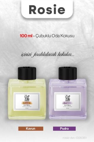 Kavun ve Pudra ROSIE Çubuklu Oda Kokusu 100 ml