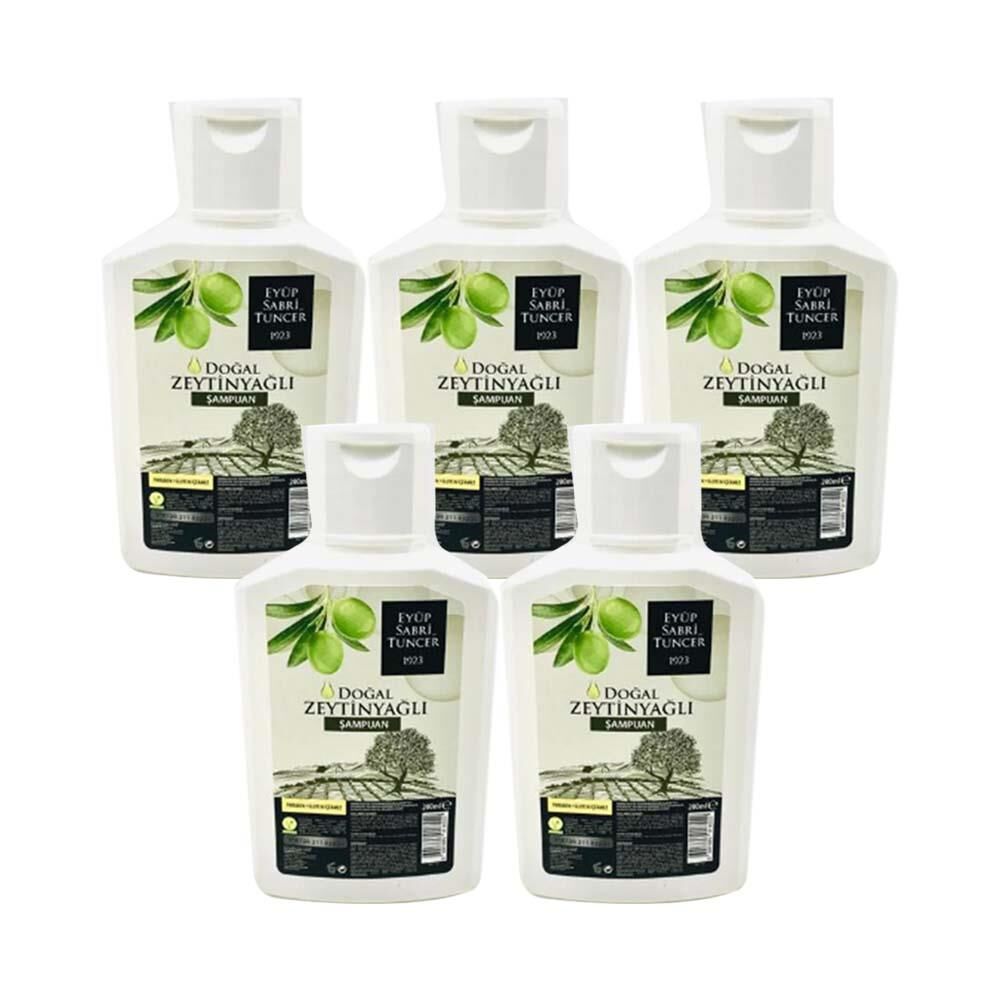 Eyüp Sabri Tuncer Doğal Zeytinyağlı Şampuan 200 ml x 5