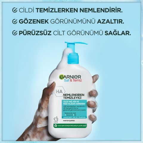 Garnier Nemlendiren Temizleyici Saf & Temiz 250 ml
