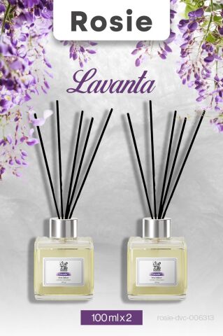 Lavantalı Rosie 2 adet Çubuklu Oda Kokusu 100 ml