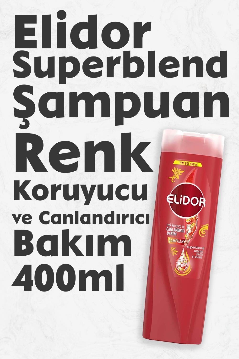Elidor Superblend Şampuan Renk Koruyucu ve Canlandırıcı Bakım 400 ml