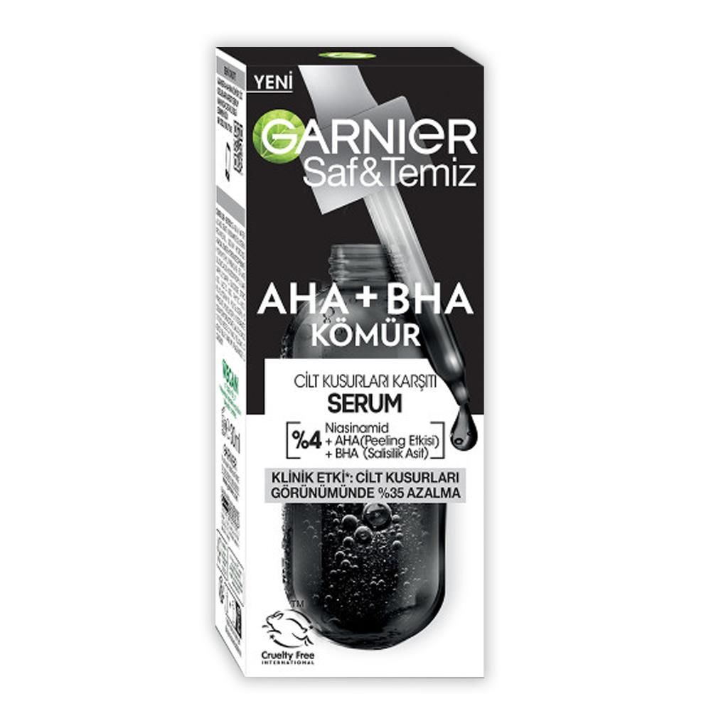 Garnier Serum Saf & Temiz AHA + BHA Kömür 30 ml