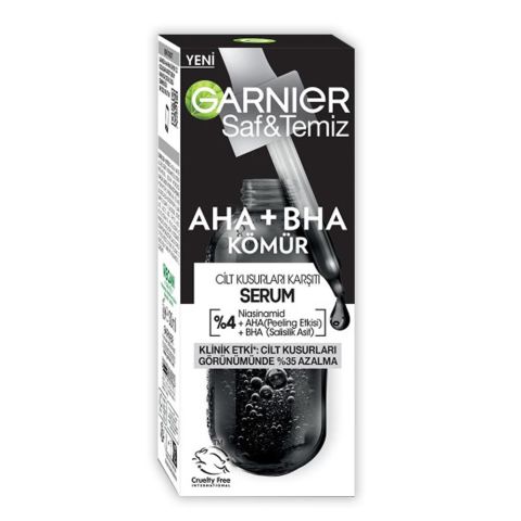Garnier Serum Saf & Temiz AHA + BHA Kömür 30 ml