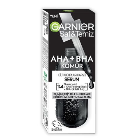 Garnier Serum Saf & Temiz AHA + BHA Kömür 30 ml