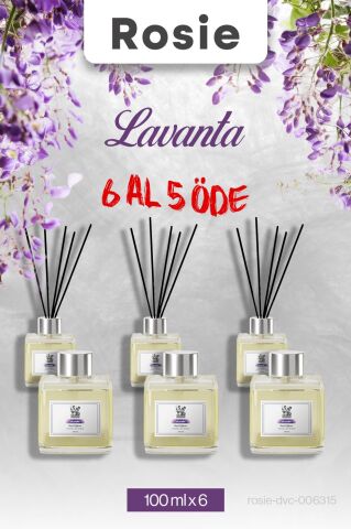 Lavanta 6 AL 5 ÖDE, Rosie Çubuklu Oda Kokusu 100 ml
