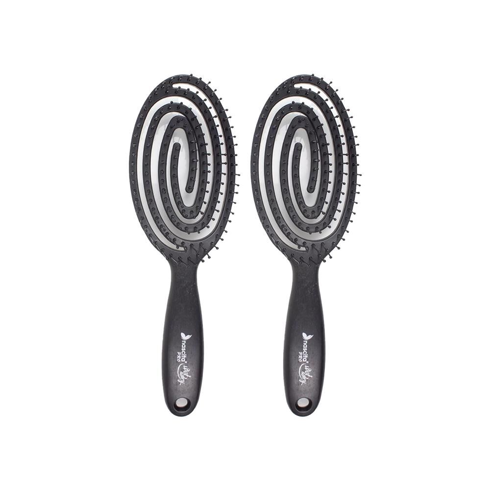 Nascita Üç Boyutlu Flexible Saç Fırçası Siyah x 2