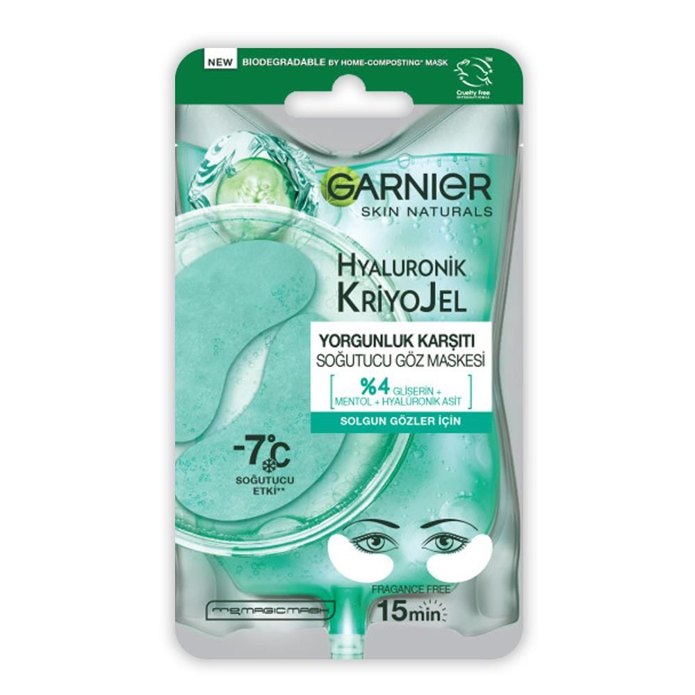 Garnier Soğutucu Göz Maskesi Hyaluronik Kriyo Jel 5 gr