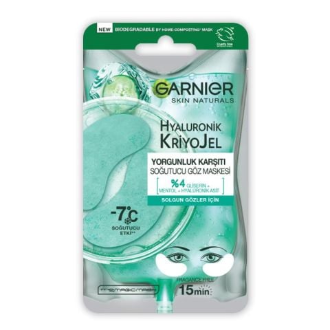Garnier Soğutucu Göz Maskesi Hyaluronik Kriyo Jel 5 gr