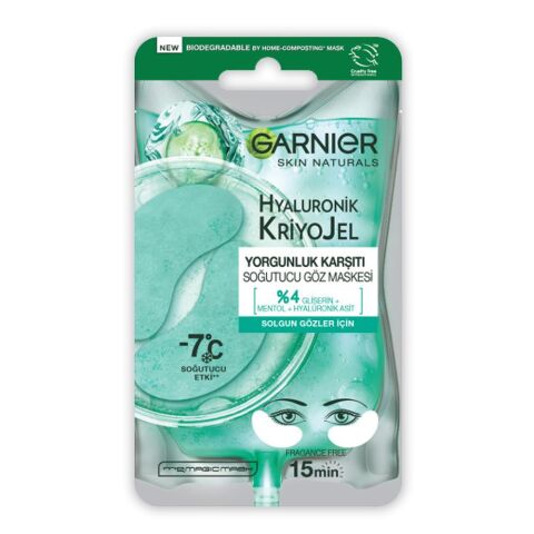 Garnier Soğutucu Göz Maskesi Hyaluronik Kriyo Jel 5 gr