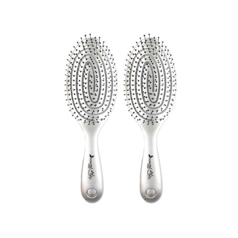 Nascita Üç Boyutlu Oval Saç Fırçası Gri x 2